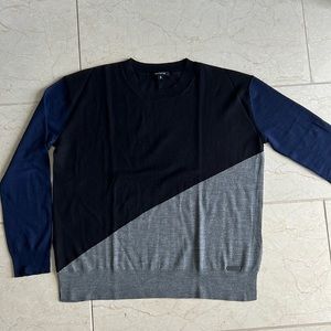 Pink Tartan 100% merino wool sweater